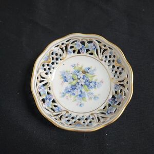 Schumann Arzberg Forget Me Not Chalet Ring Dish